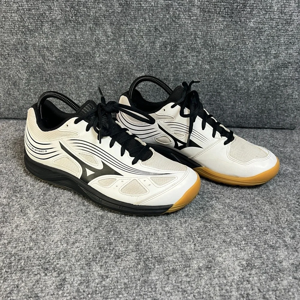 Mizuno‎ Cyclone Speed 3 430297-0090 Sneakers Womens US 9 White Volleyball Shoes